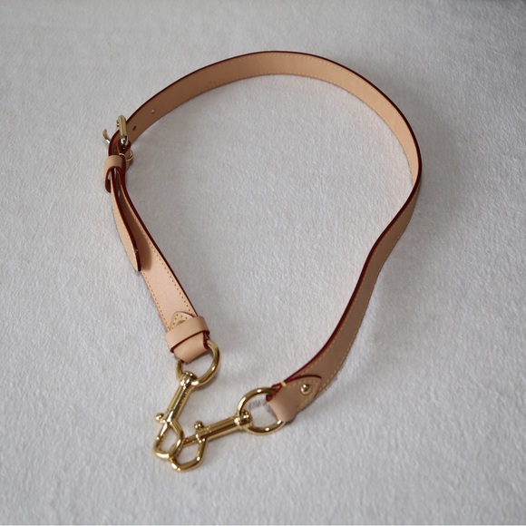 RARE! Authentic Louis Vuitton Vachetta leather bag strap EUC